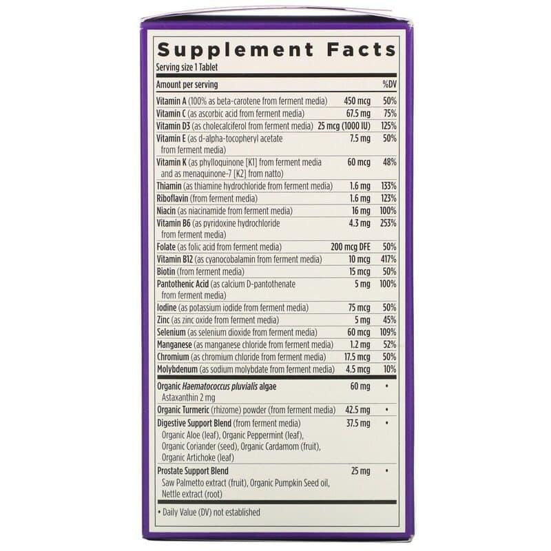 Мультивітамінний комплекс для чоловіків 55+ New Chapter One Daily Multi 72 таб Київ - фото 3