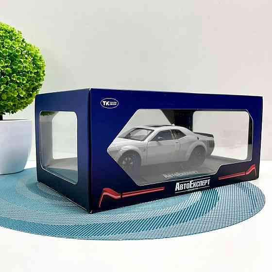 Машинка металева Авто Експерт Chevrolet Camaro 1:24 відчиняються двері капот багажник світло/звук Сіра (GT-12099) Чернігів