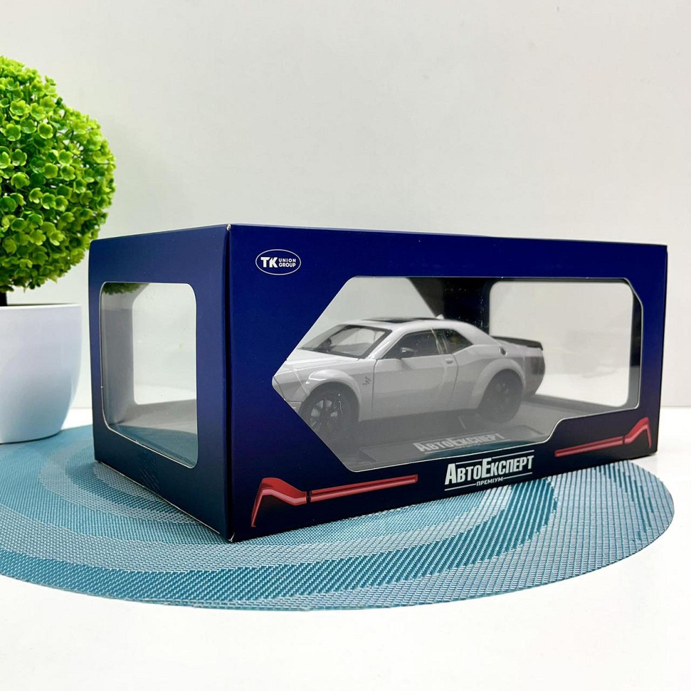 Машинка металева Авто Експерт Chevrolet Camaro 1:24 відчиняються двері капот багажник світло/звук Сіра (GT-12099) Чернігів - фото 6