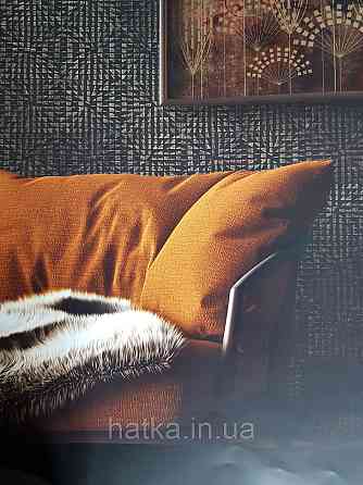 Шпалери вінілові на флізелін AS creation Geo Effect 0.53х10 абстракція геометрія 3д чорні золотисті 38352-2 Київ