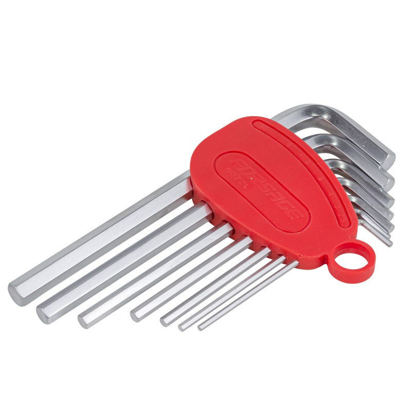 Набір ключів Г-подібних довгих 6-граних, 7пр. (2.5, 3-6, 8, 10мм) в пластиковому тримачі Forsage F-5072L Одесса - изображение 1