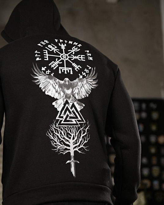 Милитари худи на флисе GENESIS Odin ПП8062 Одеса - фото 4