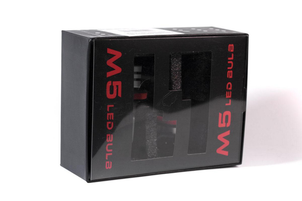 Комплект світлодіодних ламп M5 H3 12-24V 40W Pk22s chip 3570 6500K Харків - фото 5