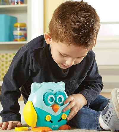 Розвиваюча іграшка Сова скарбничка Learning Resources Owl. Харьков