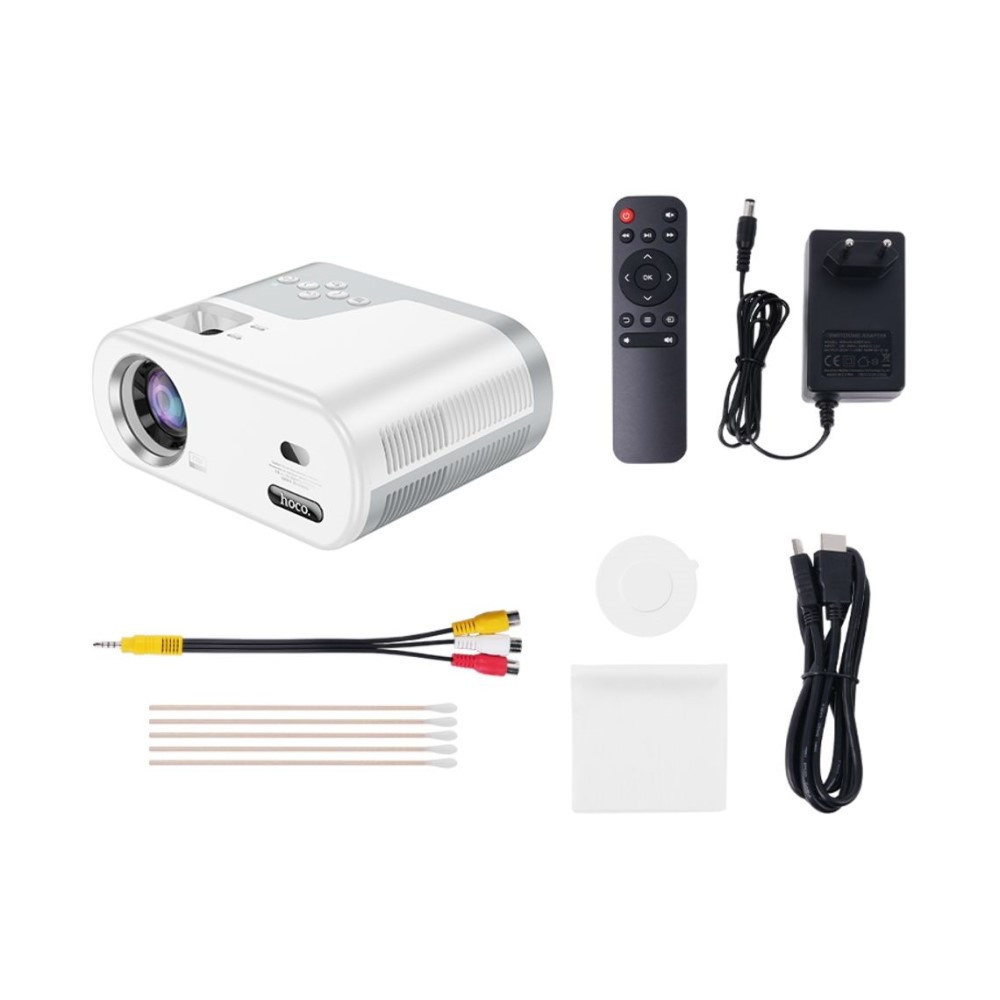 Проектор HOCO DT2 smart projector Gray white 6942007629645 Одеса - фото 6