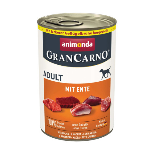 Корм вологий GranCarno Adult with Duck для дорослих собак з качкою 400 г Киев - изображение 1
