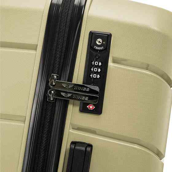 Валіза поліпропіленова WINGS PP06 мала 55 см шампань Київ