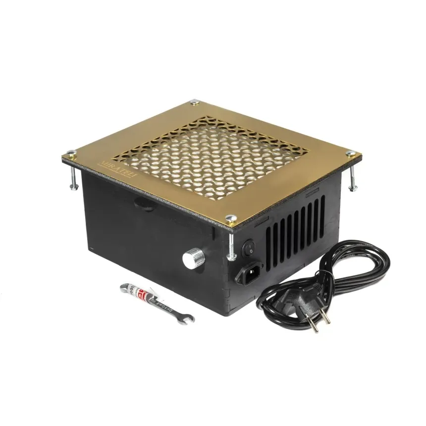 Витяжка врізна для манікюру SV 500 з Нера фільтром професійна (решітка нержавіюча золото) Київ - фото 2