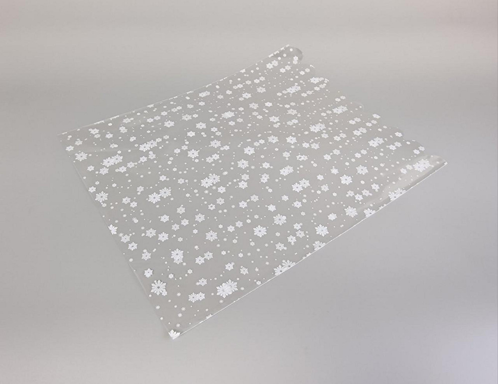Пакет із малюнком для пакування подарунків (30*40) No96/2 (ажурний) "Сніжинка" (100 шт.) Харків - фото 2