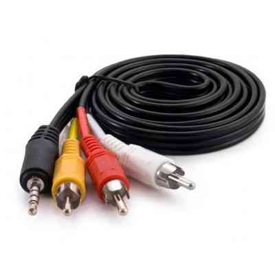 Кабель мультимедійний Jack 3.5mm male to 3RCA 1.5m Extradigital (KBV1731) Вінниця