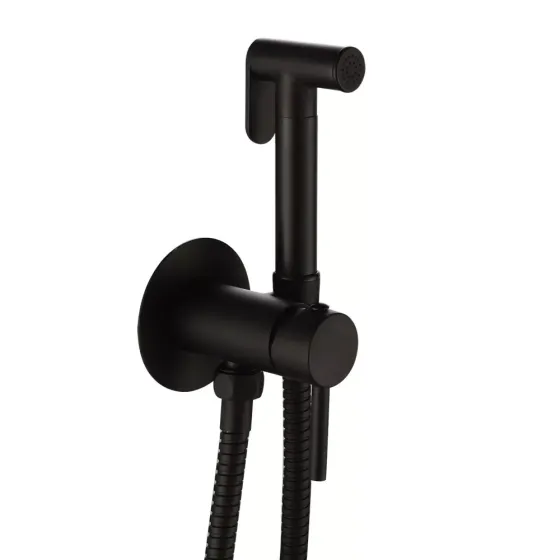 Гігієнічний душ прихованого підключення Frap F7505-6 чорний Київ