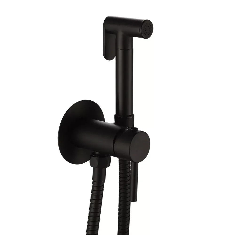 Гігієнічний душ прихованого підключення Frap F7505-6 чорний Київ - фото 1