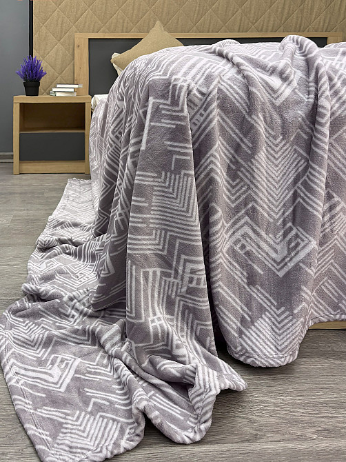 Плед-покрывало Decorator WellSoft HUGGE 200х220 см Какао (87-346) Киев - изображение 8