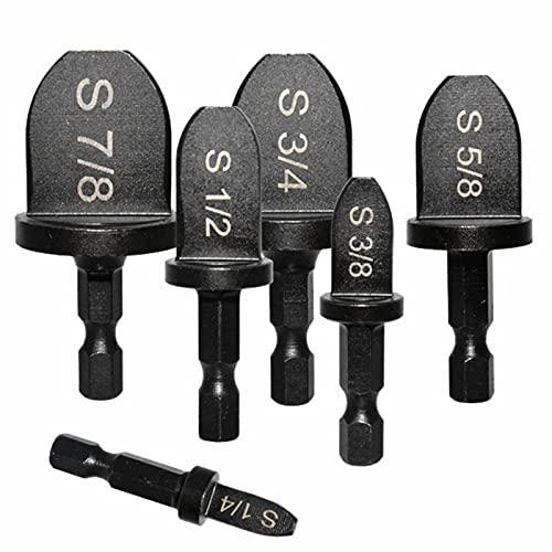 Набор расширителей медных труб 6 шт с фаской, для шуруповерта, развальцовка труб и трубок Киев - изображение 1