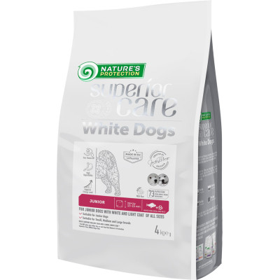 Сухой корм для собак Nature's Protection Superior Care White Dogs White Fish Junior All Sizes 4 кг (NPSC47594) Винница - изображение 1