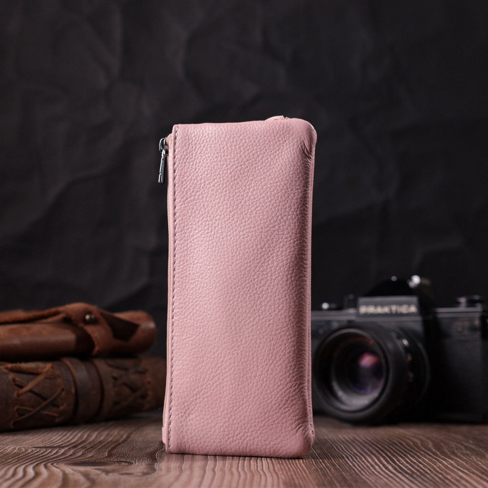 Стильная ключница нежного цвета из натуральной кожи ST Leather 22510 Розовый Киев - изображение 9