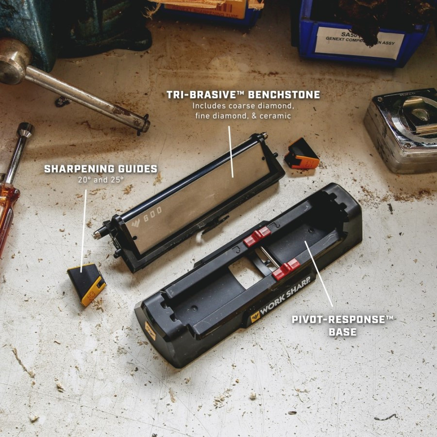 Work Sharp Точилка механическая Benchstone Sharpener WSBCHBSS-I Ровно - изображение 9