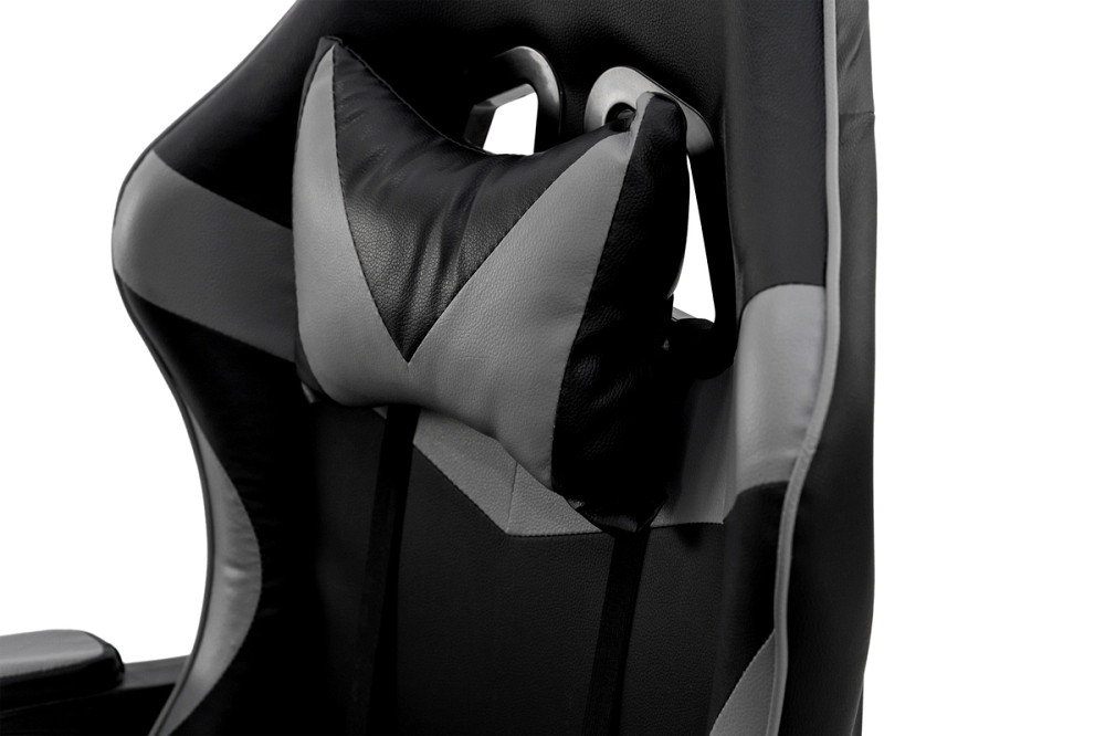 Крісло геймерське Слім, чорний/сірий Київ - фото 8