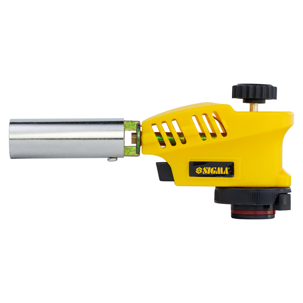 Sigma Горелка газовая с регулировкой пламени сверху и пьезоподжигом Ø20мм 153мм SIGMA (2901431) Коломыя - изображение 1