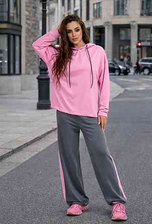 Жіночий стильний повсякденний весняний костюм двонитка Одеса