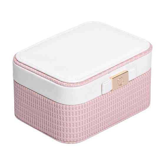 Yiwu Скринька для прикрас з еко шкіри 15.5×11.5×8.5 ​​органайзер для ювелірних виробів HP-5-37P Коломыя