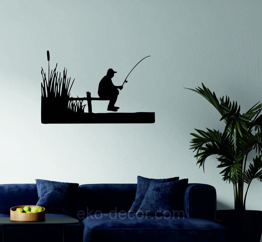 Декоративне настінне Панно «Рибак», Декор на стіну Київ - фото 5