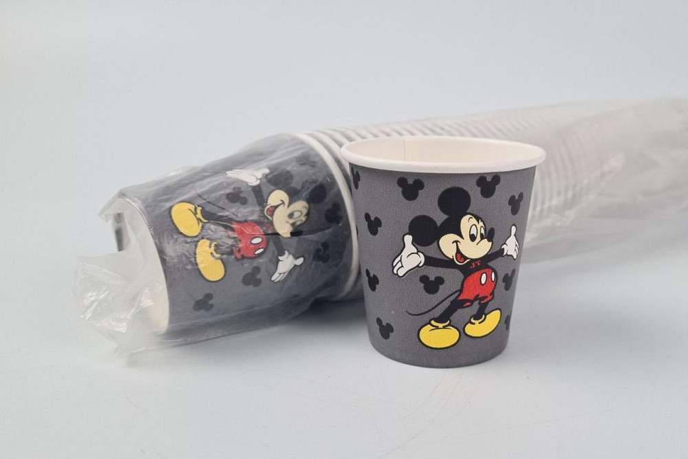 Паперові одноразові склянки 110 мл "MICKEY MOUSE" (50 шт.) Харків - фото 2