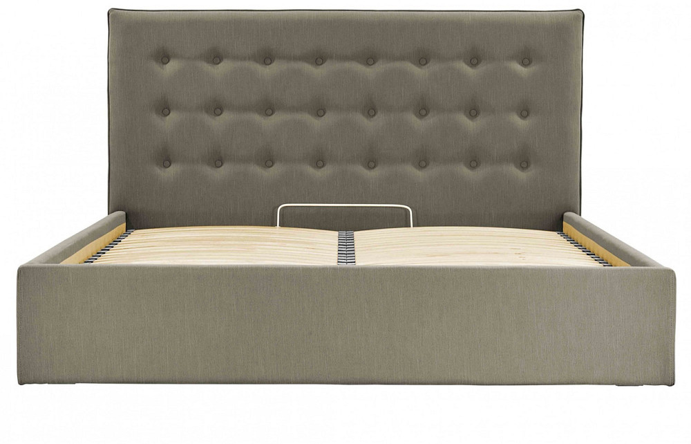 Ліжко Nicole Standart 140 х 200 см Melva 20 Сірий Дніпро - фото 4