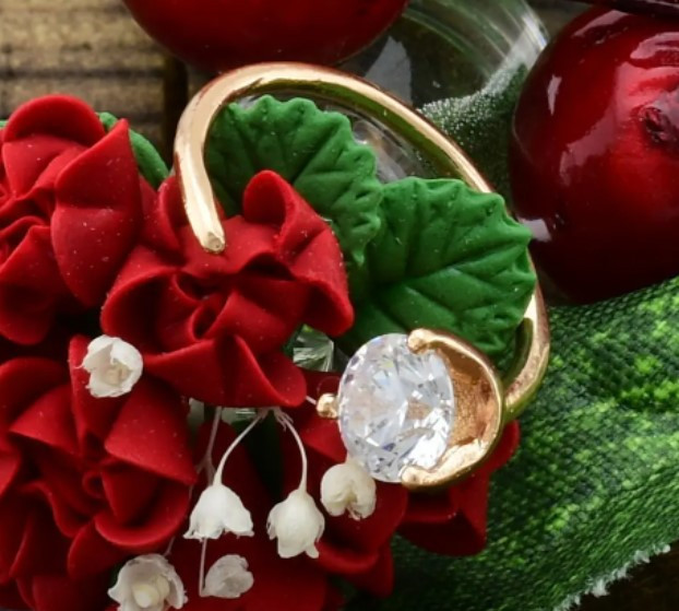 Кольцо Xuping детское 14316, размер регулируемый, 5мм, позолота 18К Киев - изображение 2