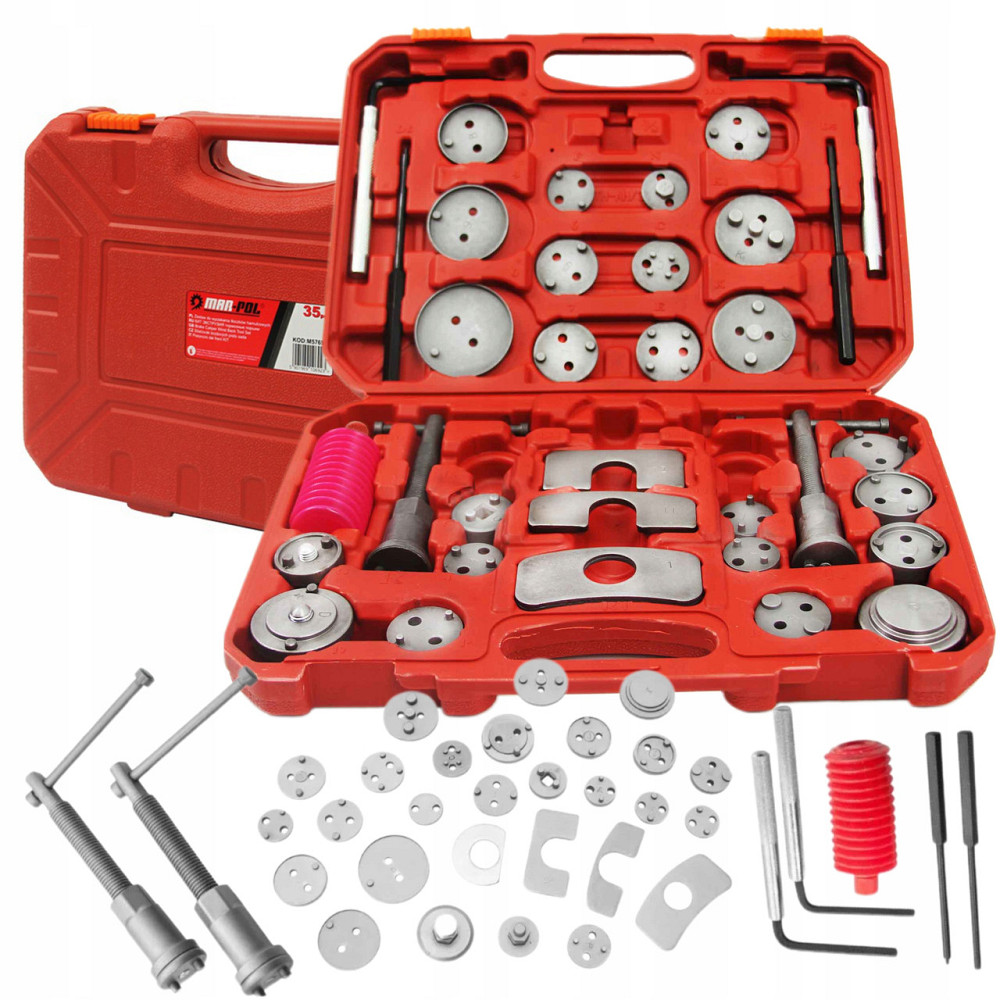 Комплект для заміни гальмівних колодок 35 елементів з кейсом Mar-Pol (M57693) Нововолинськ - фото 1