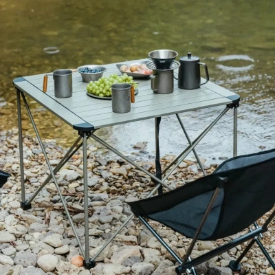 Туристический стол Naturehike CNK2450JJ013, L, алюміній, сірий (6976507663243) Винница - изображение 6