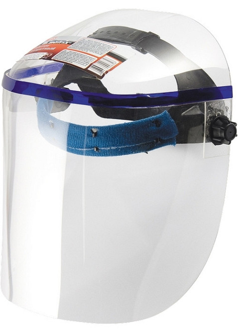 Щиток защитный, 425х220 мм, пластик, защита для лица, цельный корпус MATRIX Полтава - изображение 1