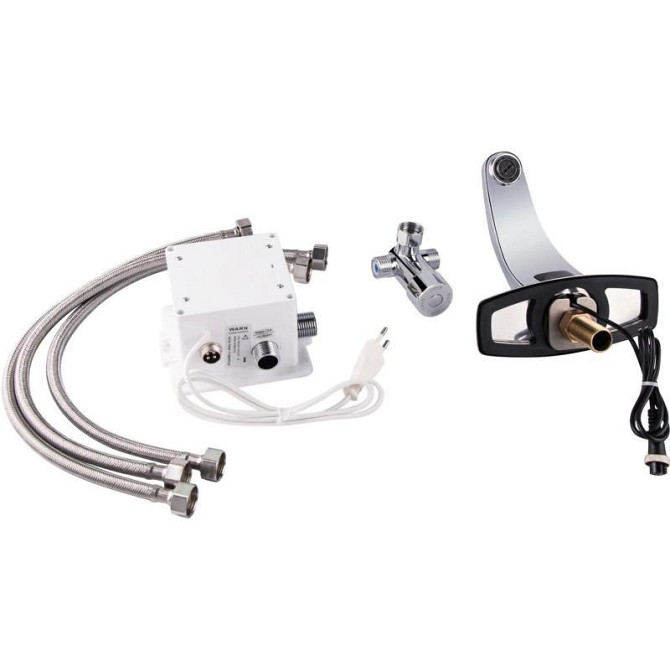 Змішувач Lidz Tech 077 LDTEC077CRM32533 для раковини, безконтактний, сенсорний, цинк, Chrome Харків - фото 5