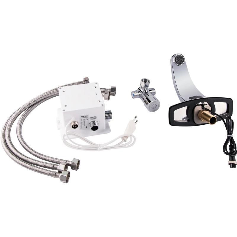 Смеситель Lidz Tech 077 LDTEC077CRM32533 для раковины, бесконтактный, сенсорный, цинк, Chrome Харьков - изображение 5