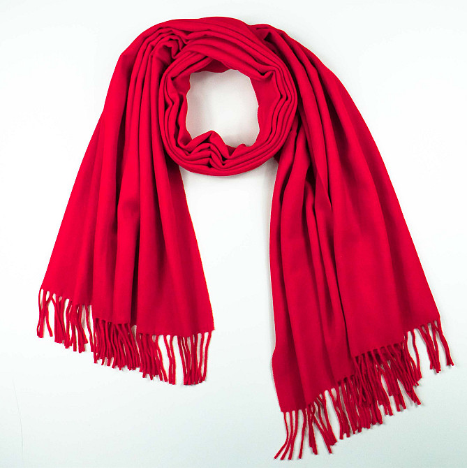 Шарф женский кашемировый 70х200 SAFALANO бордовый Сумы - изображение 1