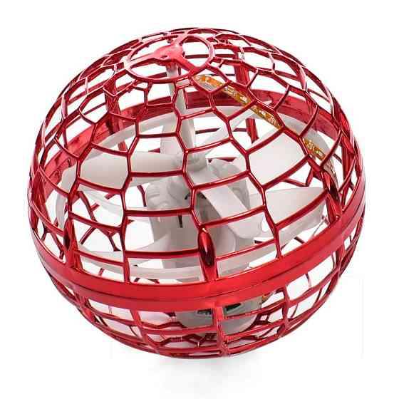 Летающий шар-спиннер Flynova pro 368FN, со светом Красный Винница