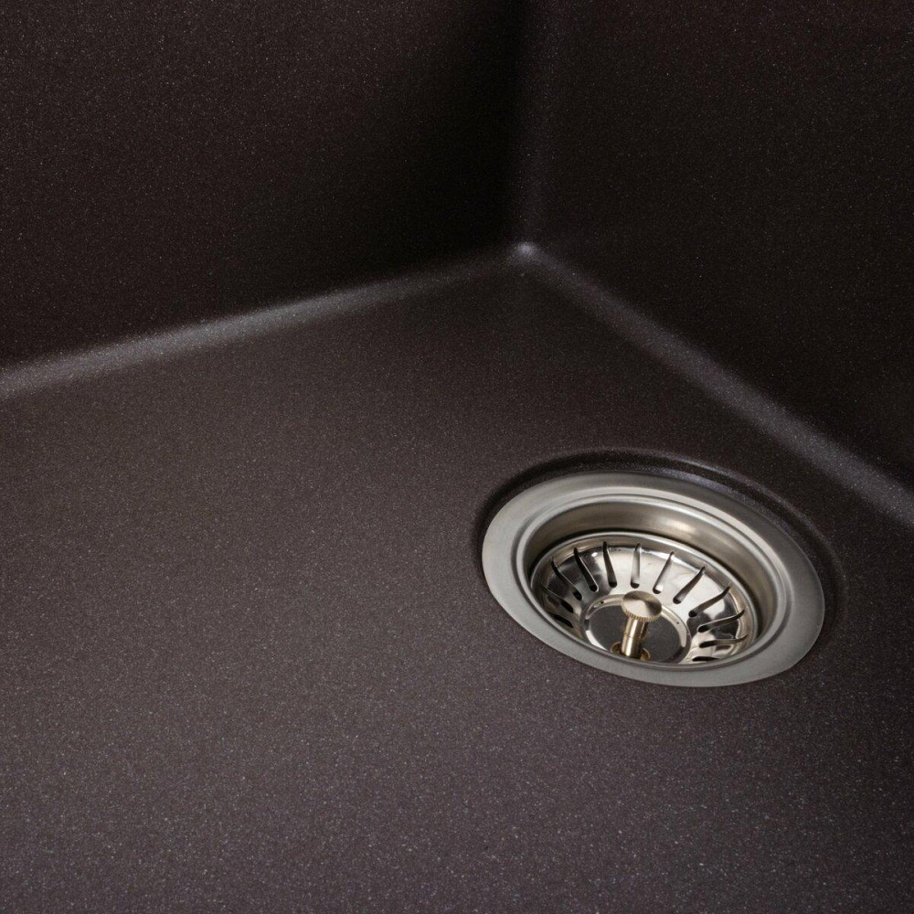 Гранитная мойка для кухни Platinum 7850 ROMA матовый Гренадин Киев - изображение 4