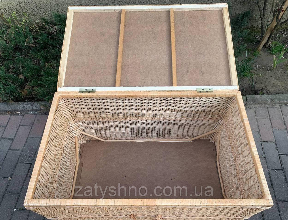 Ящик с крышкой из лозы большой Киев - изображение 5