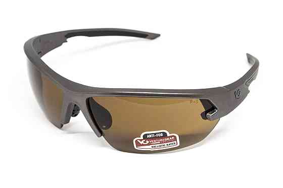 Захисні окуляри Venture Gear Tactical Semtex 2.0 Gun Metal (bronze) Anti-Fog, коричневі в оправі кольору "темний металік" Запоріжжя