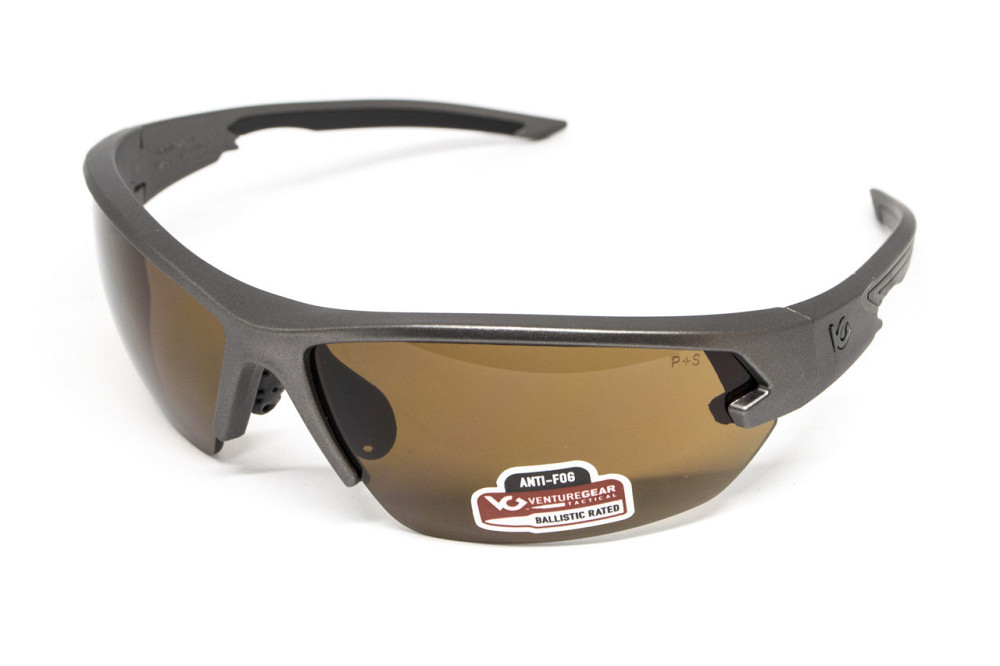 Захисні окуляри Venture Gear Tactical Semtex 2.0 Gun Metal (bronze) Anti-Fog, коричневі в оправі кольору "темний металік" Запоріжжя - фото 3