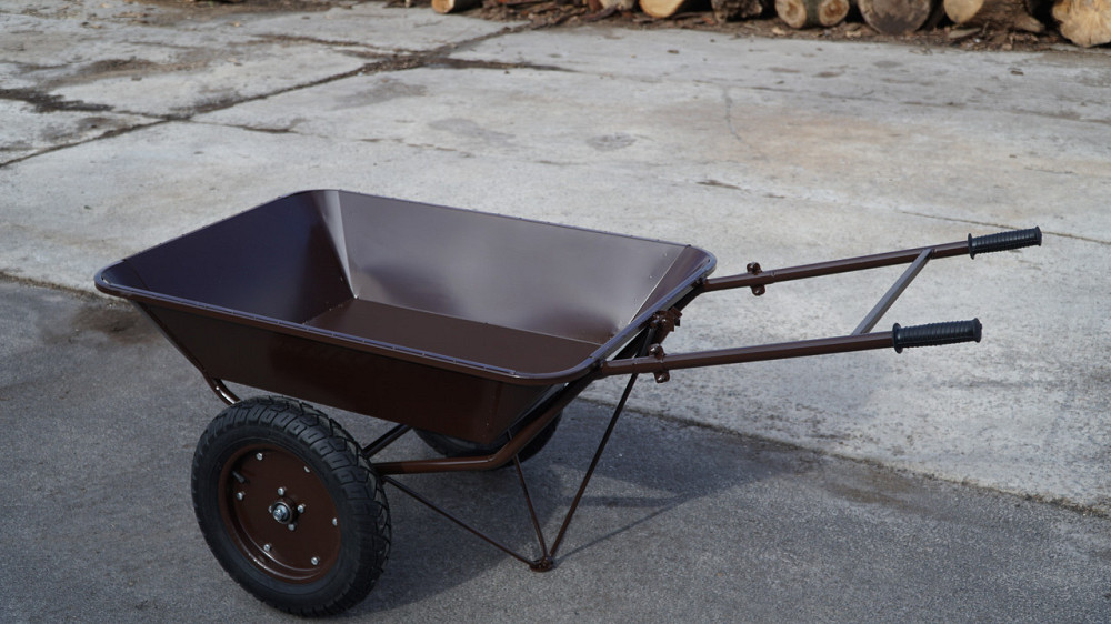 Тачка строительная Garden joys 390 Шоколад Тачка строительно-садовая Тачка на больших колесах Белая Церковь - изображение 4