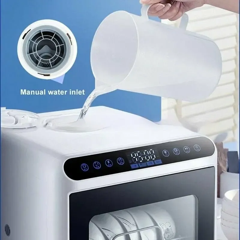 Портативная посудомоечная машина с двойным водоснабжением,горячей сушкой воздуха, УФ-стерилизацией,сенсорным управлением, 3 программы ,5 литров Коломыя - изображение 4