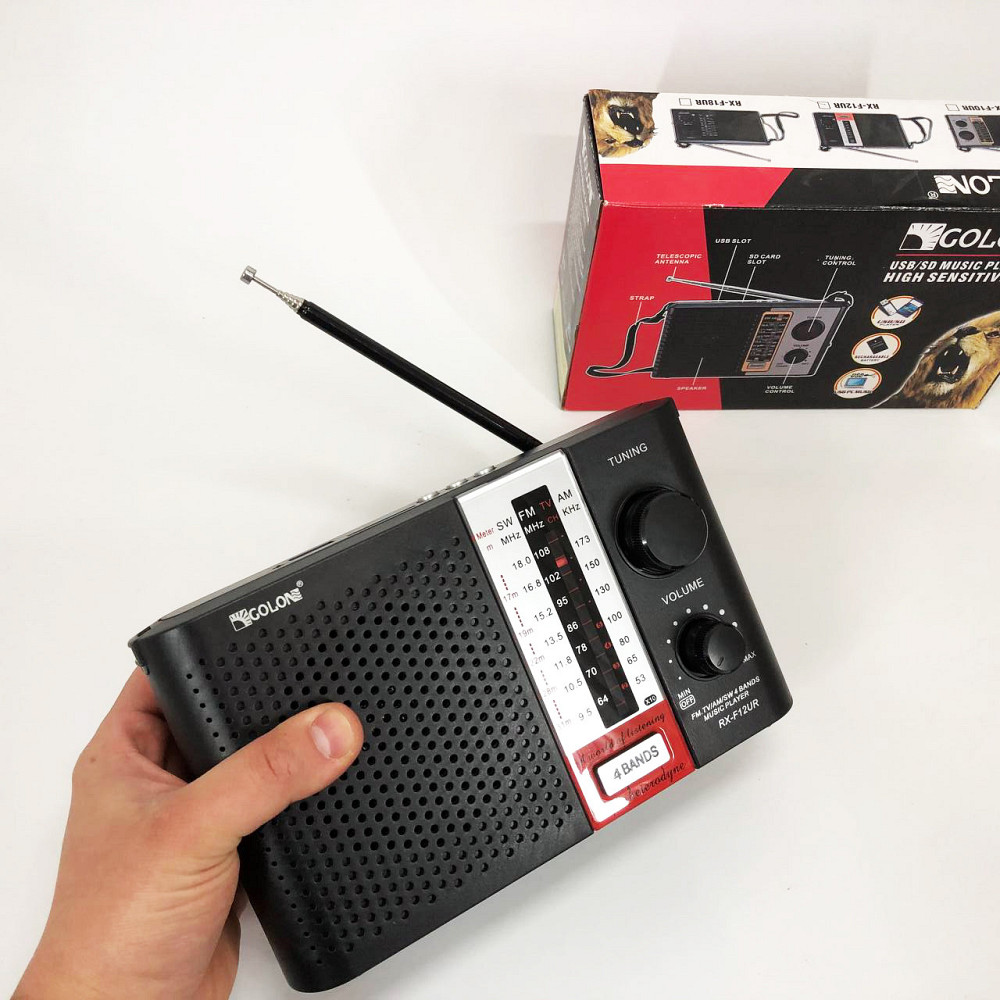 Радиоприемник от сети 220 GOLON RX F12 AM/FM/SW, Радио фм прямой UX-401 эфир, FM-радиоприемник Киев - изображение 6