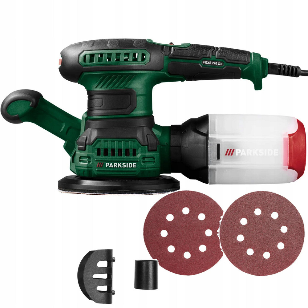 Шліфувальна машинка ексцентрикова диск 125 мм Parkside (PEXS 300 C3) 300 Вт Нововолинськ - фото 2