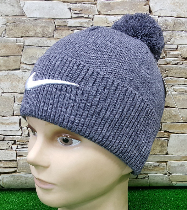 Чоловіча шапка NIKE Originals Pom Pom Fleece Київ - фото 3