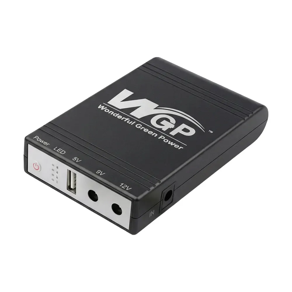 Джерело безперебійного живлення Mini UPS WGP UPS1032 10400mAh 5V/9V/12V, Li-ion 4*2.6Ah, для роутера та оптичного терміналу Киев - изображение 1