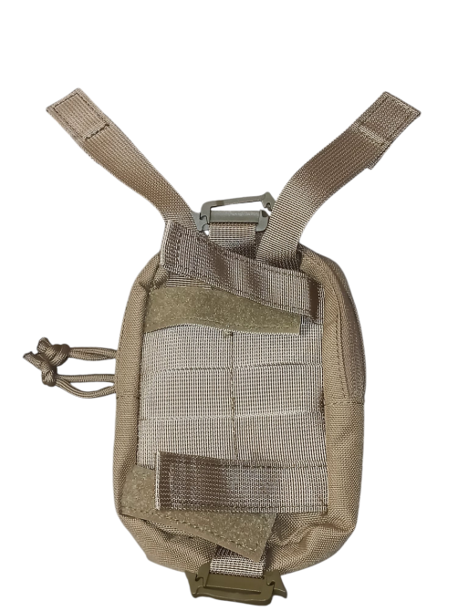 Поясная сумка тактическая мужская 2 кармана 18 на 12 см зеленый Киев - изображение 4