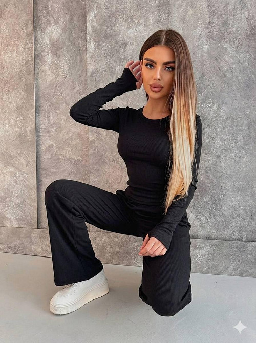 Женский базовый повседневный костюм двойка из микродайвинга Одесса - изображение 4