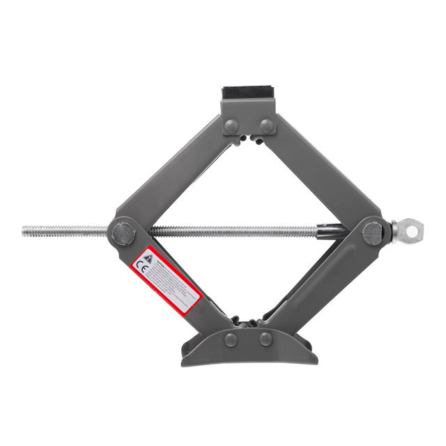 Домкрат INTERTOOL GT0180, механічний ромбоподібний 1т., гумовий упор., 92-340 мм, міцний металевий домкрат Івано-Франківськ - фото 7