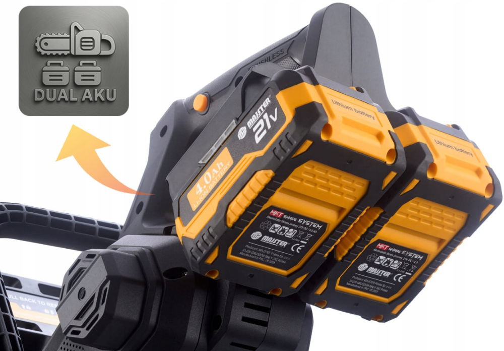 Акумуляторна пила ланцюгова Majster Pro 1200Вт (Польща) Київ - фото 4